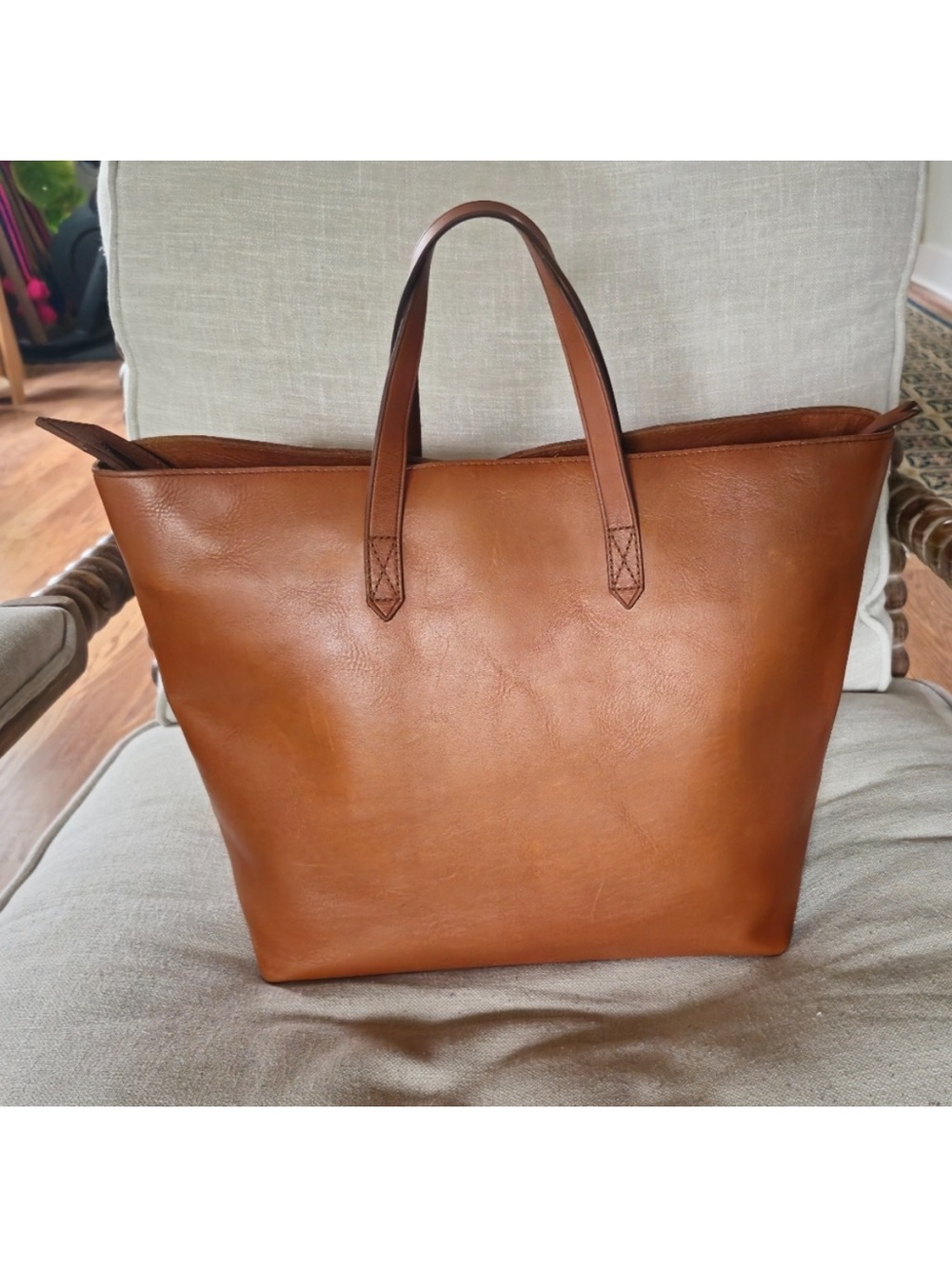 Madewell Zip Top Transport Tote NWOT